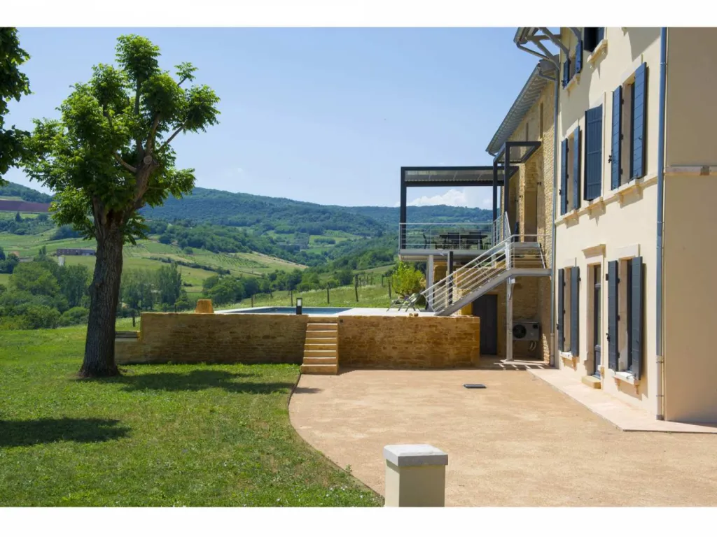 photographe d'architecture maison d'habitation dans le beaujolais