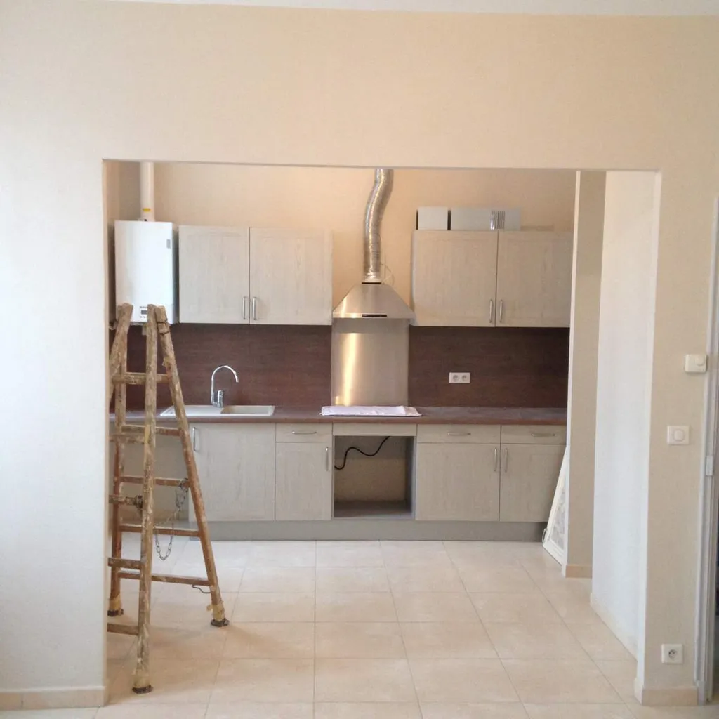 Rénovation d'un appartement à Salon de Provence -cuisine