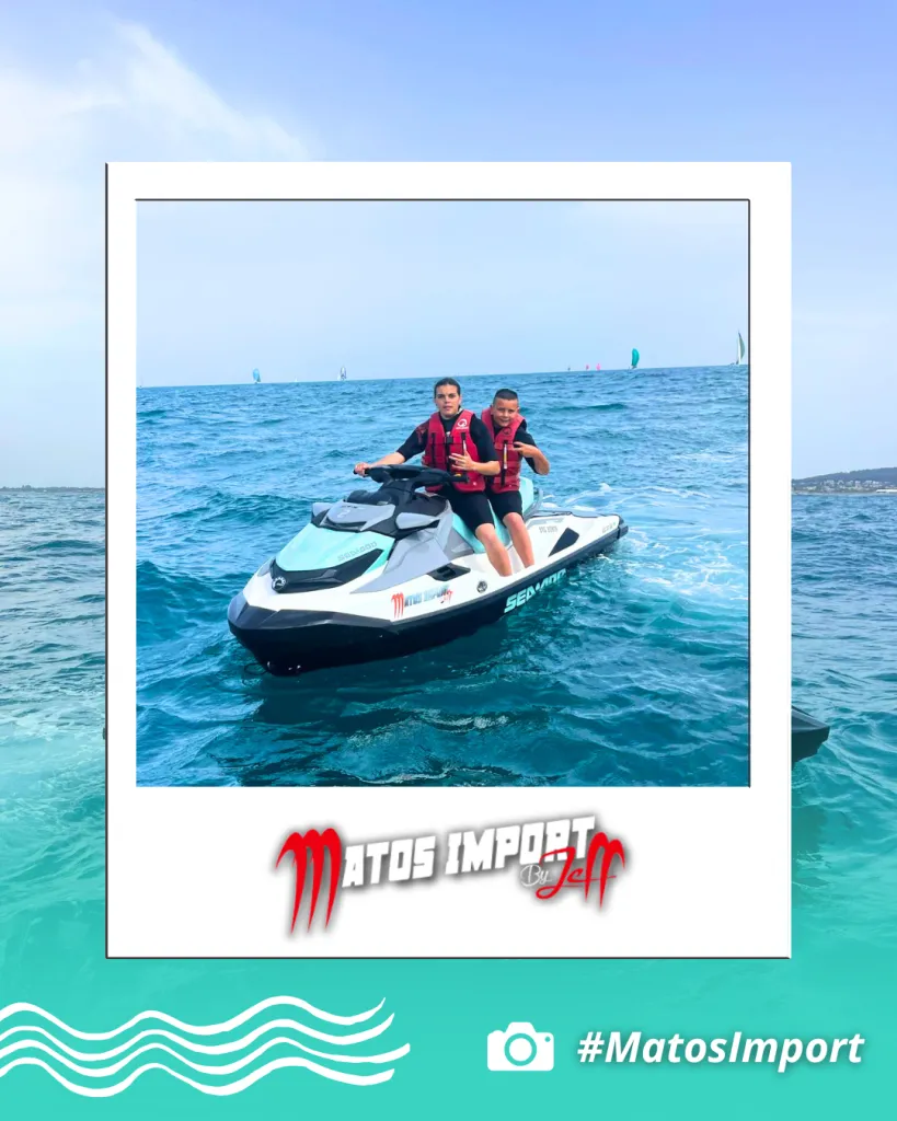 Notre zone d'activité pour ce serviceLocation de jet ski sans permis avec moniteur pour une randonnée en duo proche de la plage