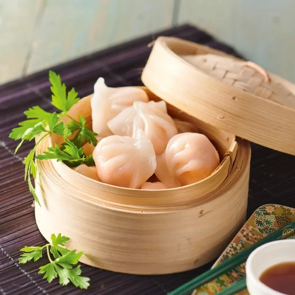 Hakao crevettes vapeur à Aix-en-Provence, raviolis vietnamiens de chez Chifoumi