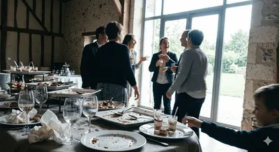 Organisation de baptême et communion  traiteur pour événements privés et buffet raffiné à Évreux et Bernay