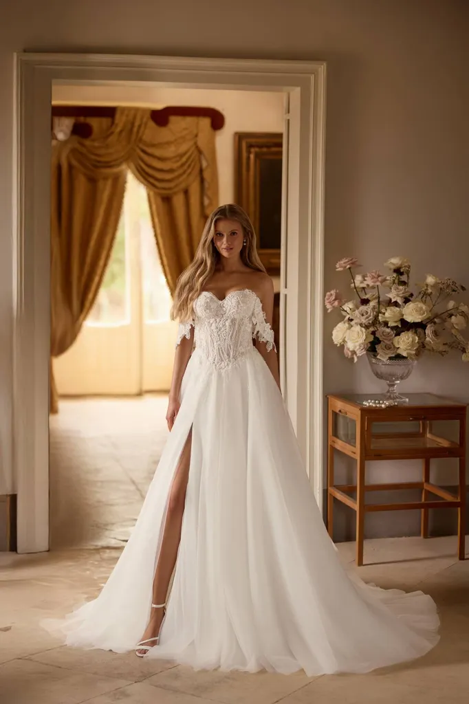 Robe de mariée trapèze à Marseille centre ville