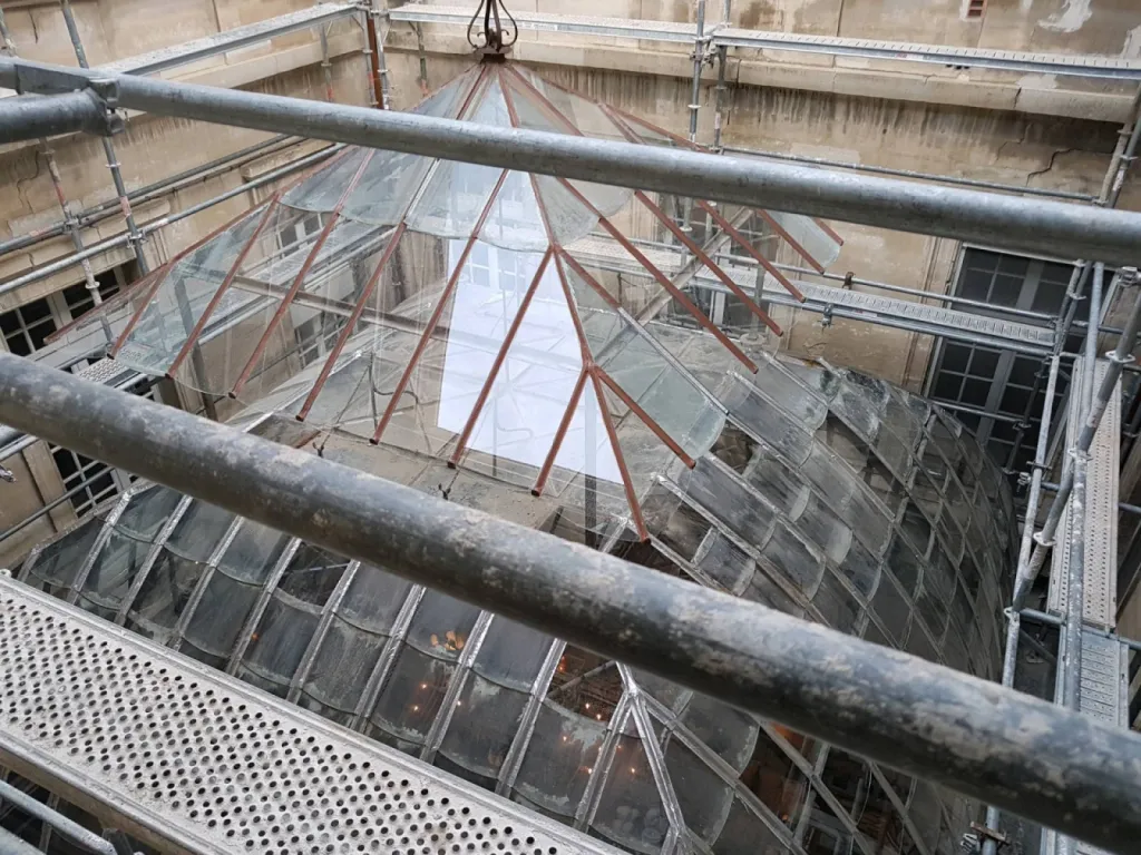 Rénovation d'une verrière du 18 -ème siècle à Avignon