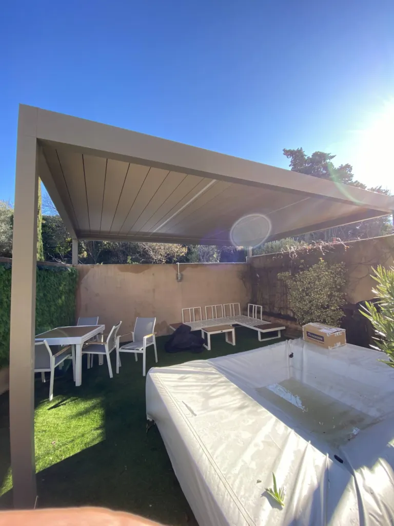 pergola bioclimatique sur mesure ventabren