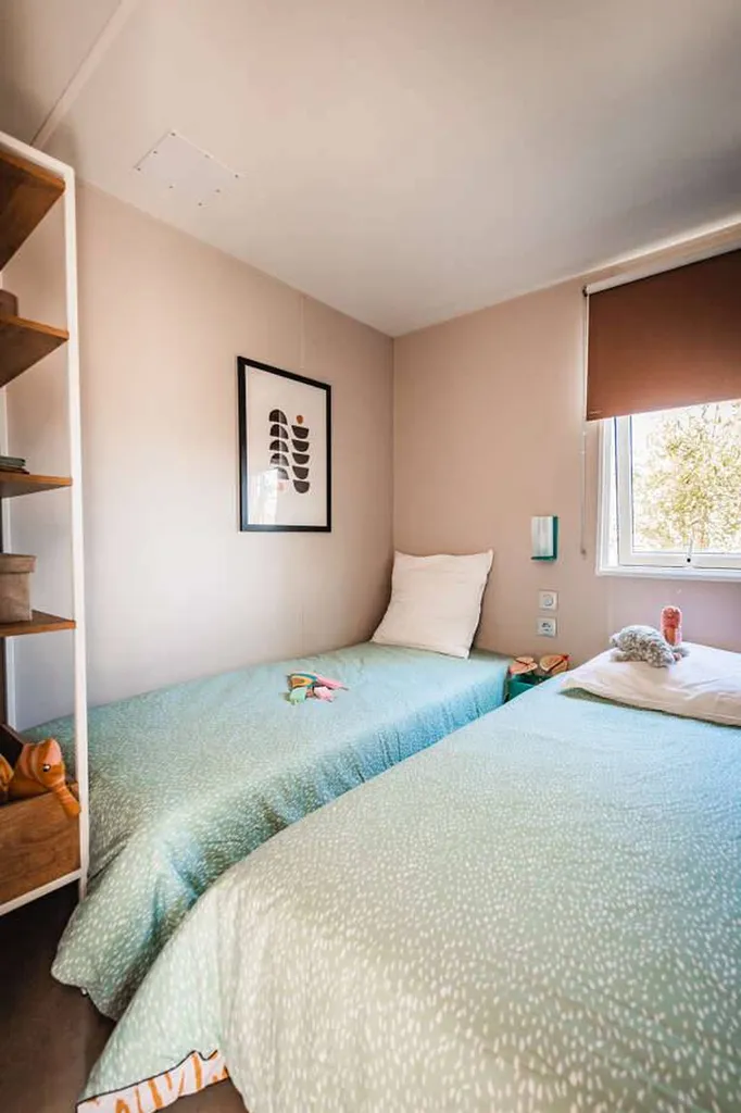 location de mobil home pour 5 personnes climatisé dans camping familial à Vias Plage  proche du Cap d'Agde