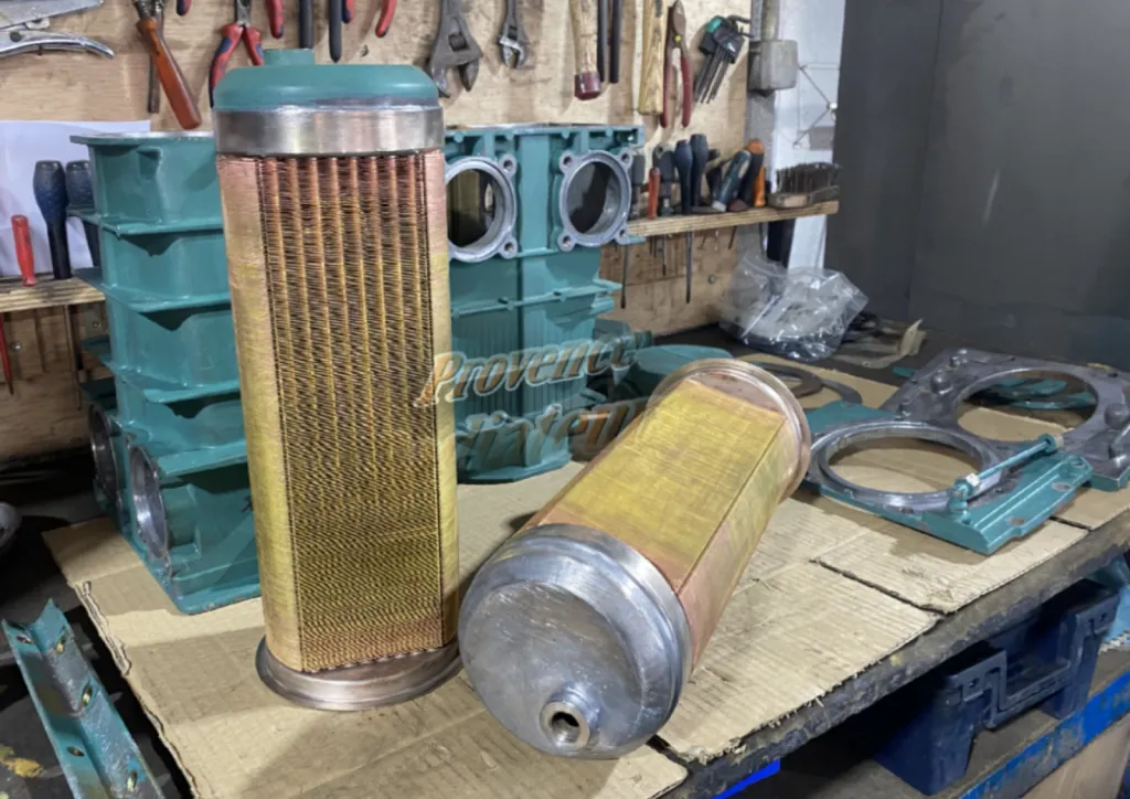 Révision à Port Saint-Louis d'échangeurs de température Volvo Penta