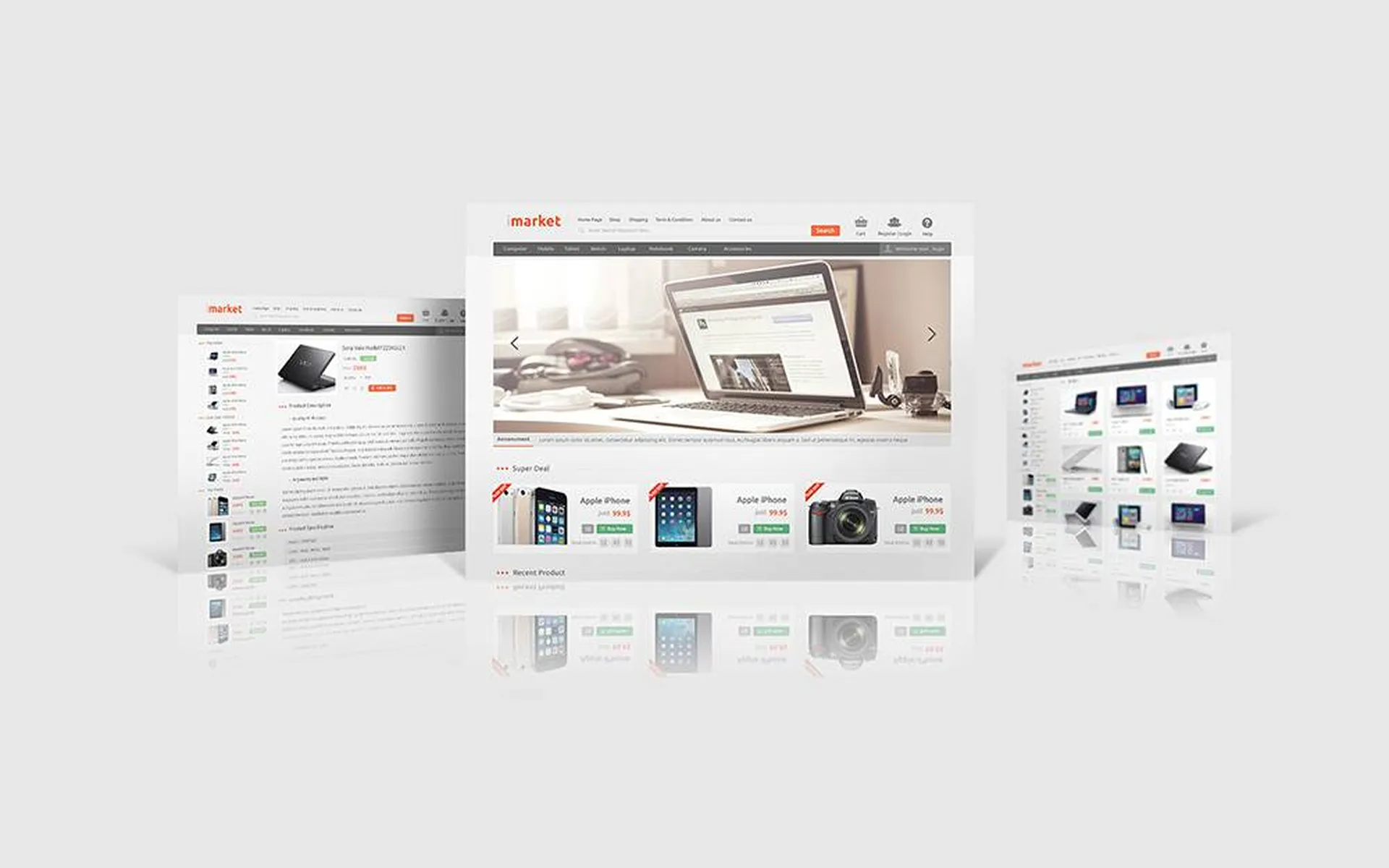 graphiste création maquette site internet ecommerce marseille