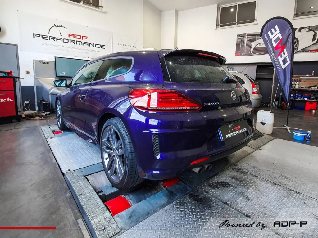 Reprogrammation moteur Stage 1 & conversion bio-éthanol E85 VW Scirocco 2.0 TSI 180 | ADP Performance Avignon