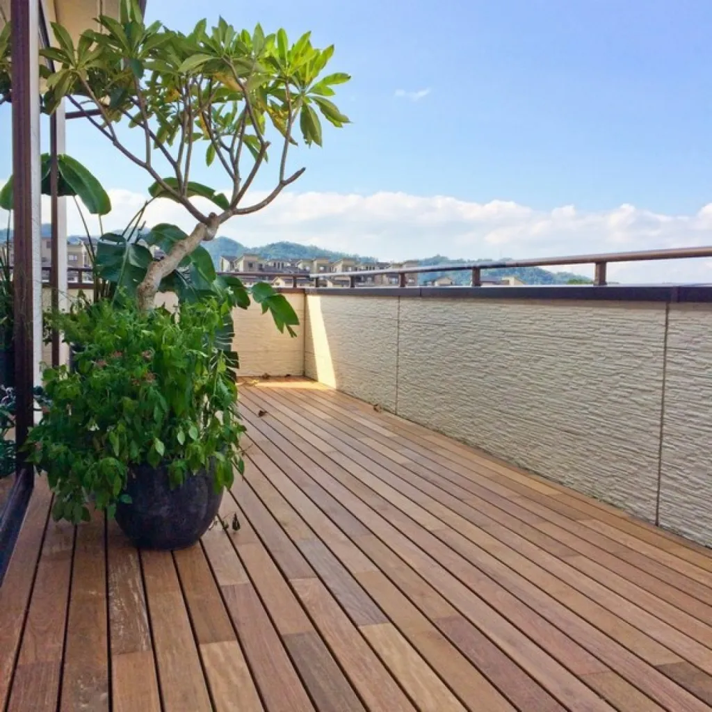 Terrasse en Ipé Parqueterie Aixoise