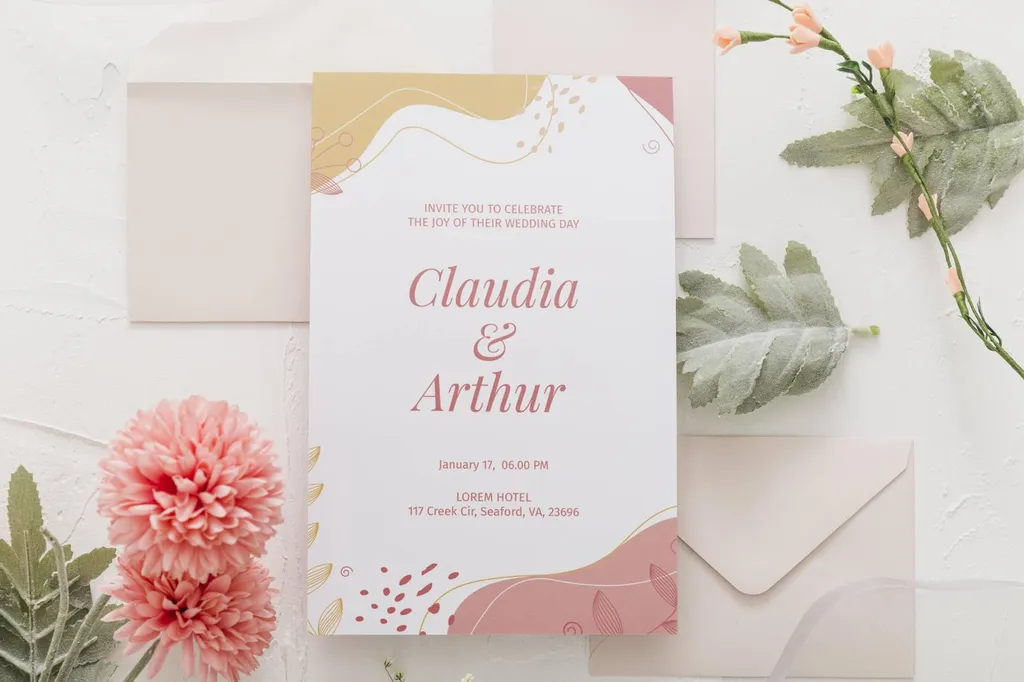 faire part mariage graphique coloré et orginal à marseille