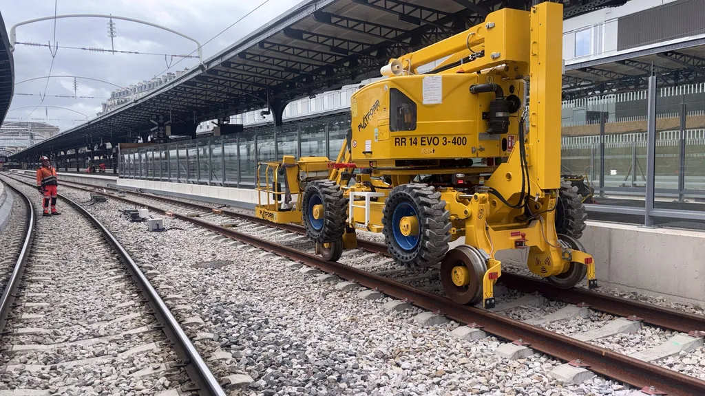 Location nacelle rail route Paris