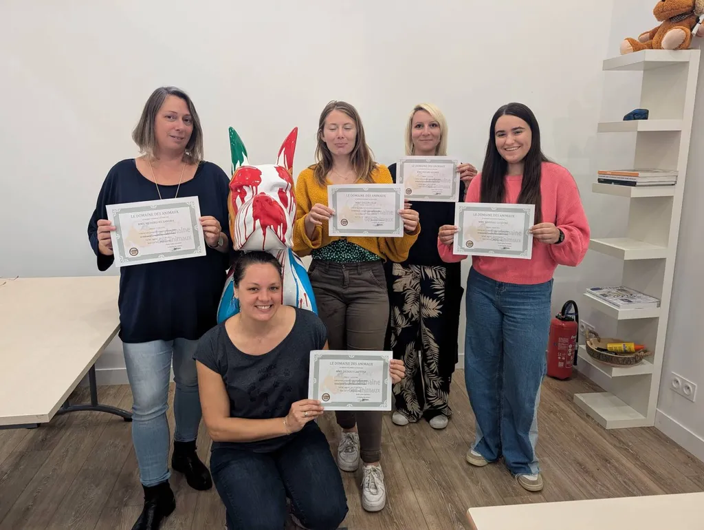 groupe de diplomé educateur canin Aquitaine Biganos