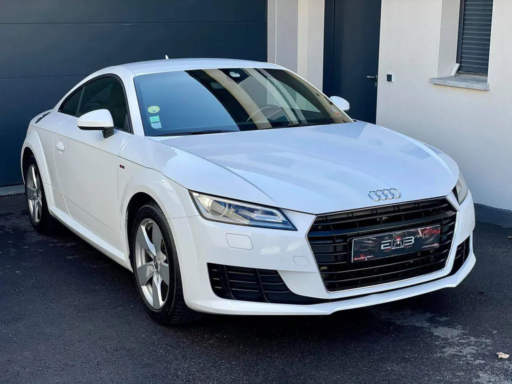 Traitement céramique Audi TT blanche à proximité de Brignais dans le Rhône