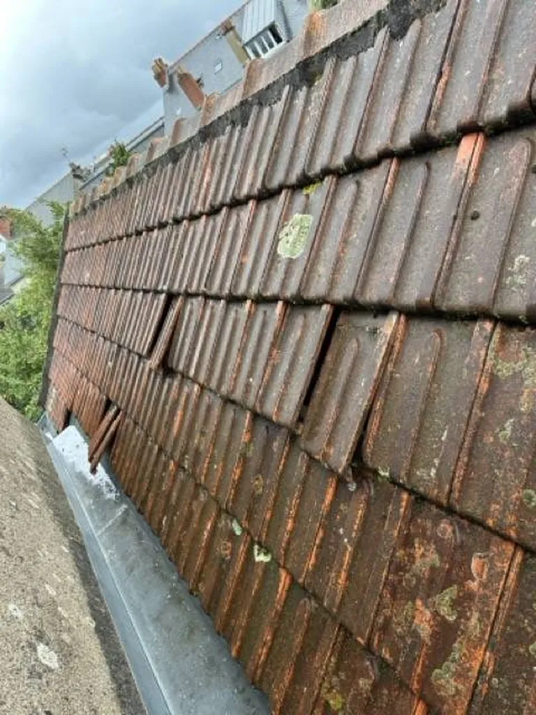 toiture avant bâchage 