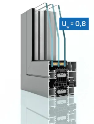 Vente de fenêtre aluminium pour la construction passive à Aix en Provence