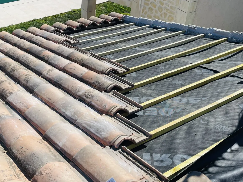 Rénovation de toiture et isolation d’une maison sur Bouc Bel Air près de Aix en Provence