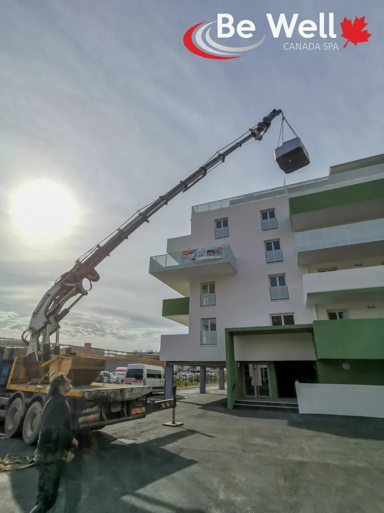 Grue spa 4 places toit terrasse lavandou