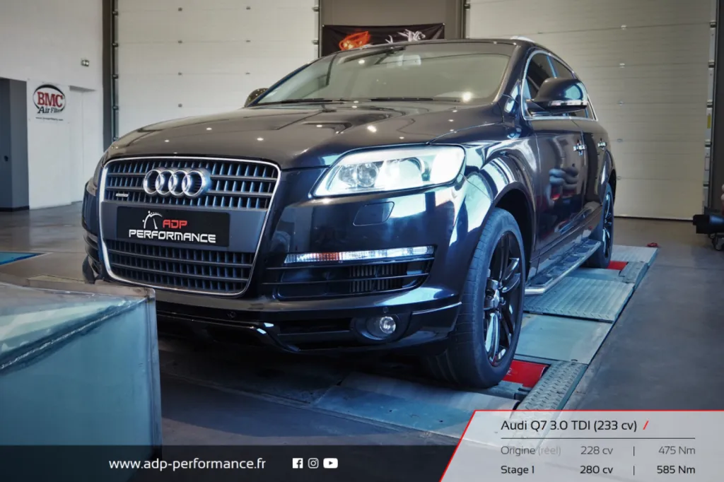 Reprogrammation moteur Nimes - Audi Q7 3.0 TDI - ADP Performance