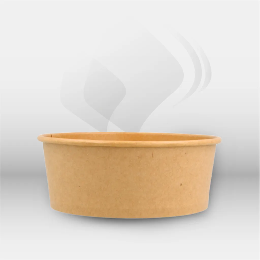 Saladiers en carton kraft 750 ml Garcia de Pou pour restauration professionnelle, idéals pour salades, plats chauds ou froids et vente à emporter, assurant une solution pratique, écologique et résistante pour le transport alimentaire – disponibles à Mont-