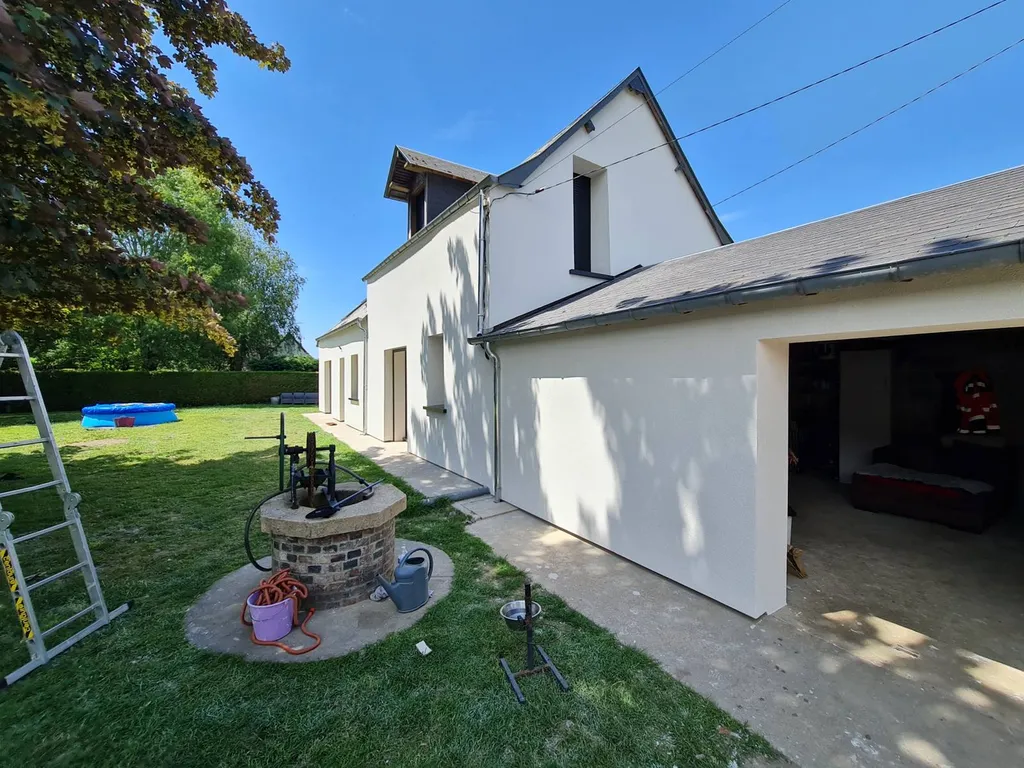 Rénovation de façade avec isolation, proche Le Neubourg