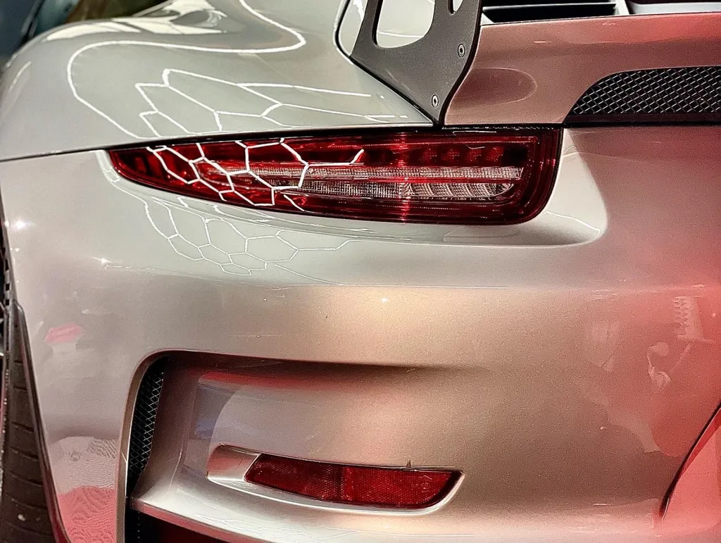 Protection automobile carrosserie paint protection film PPF Porsche 991 GT3 RS sur Lyon 