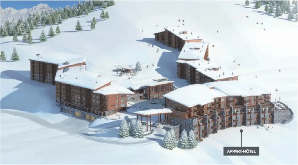 Appartement 2 suite Les arcs 1800 Savoie directement sur les pistes