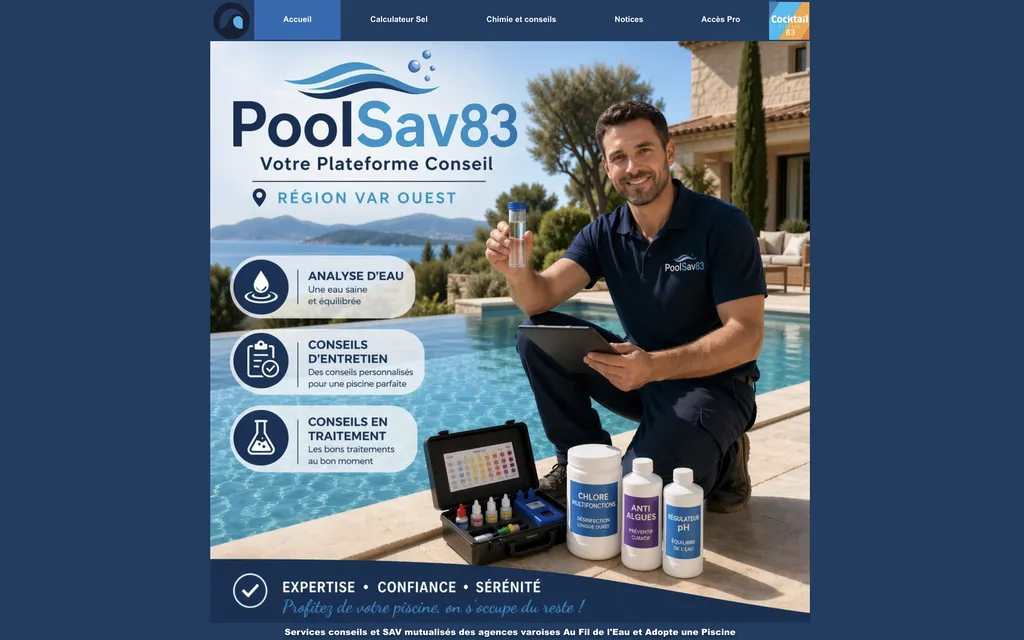 site poolsav calculateur