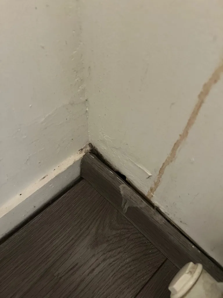 Rénovation d'une salle de bains suite à un dégât des eaux dans un appartement situé en centre ville du Havre 76