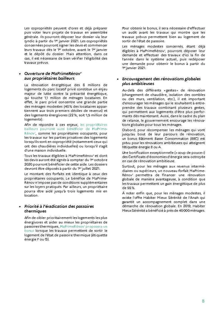 Ma Prime Renov, les nouveautés 2022 pour les particuliers