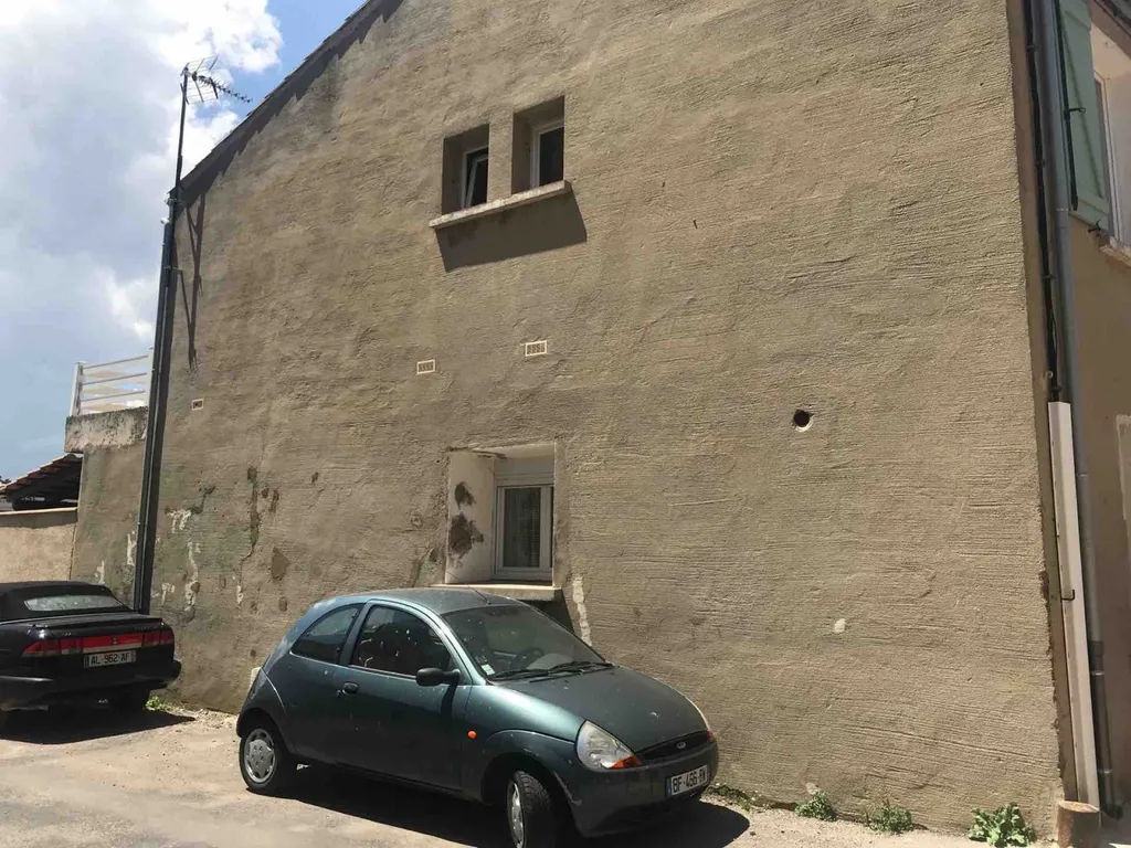 Facade en Torchis Gratté à l’Ancienne  sur GRUISSAN à côté de Narbonne