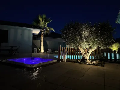 Location villa 8 personnes avec piscine et jacuzzi à Mios sur le Bassin d’Arcachon