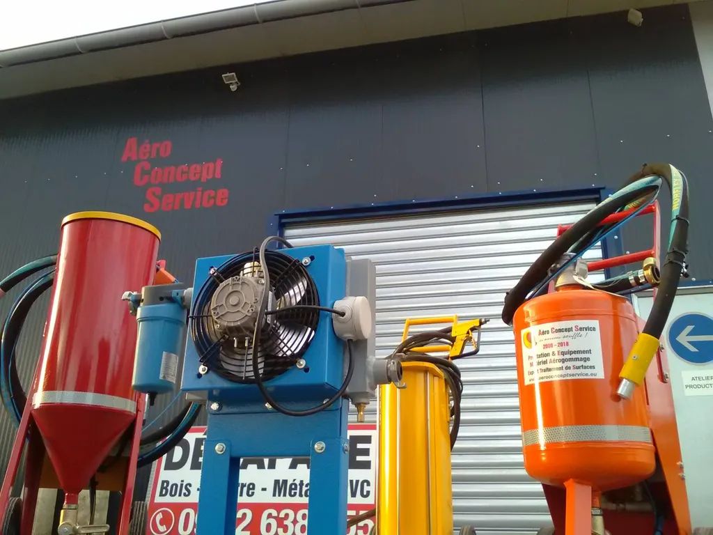 aérogommeuse aéroréfrigérant ATS france