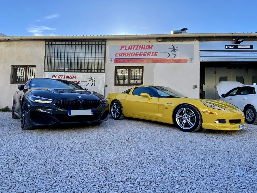  Réparation sur tout type de véhicule européen et Americain chez Platinum Carrosserie  proche de Marseille et d’Aubagne 