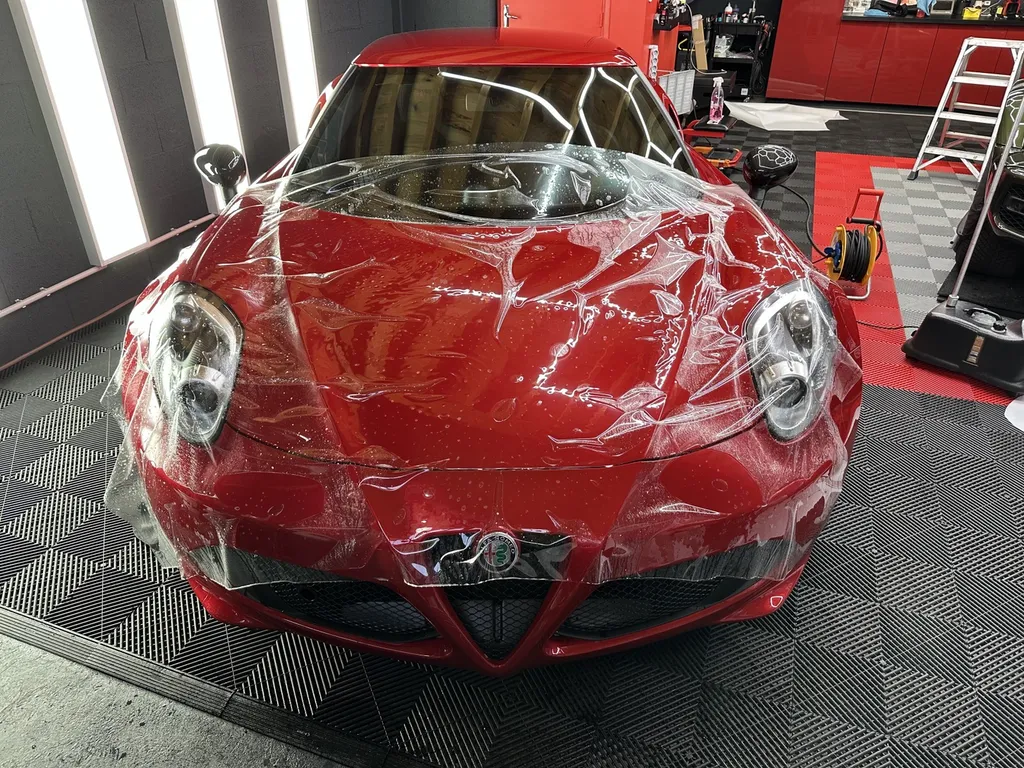 Film de protection carrosserie PPF Lyon DETAILING ouest lyonnais Alfa Roméo 4C