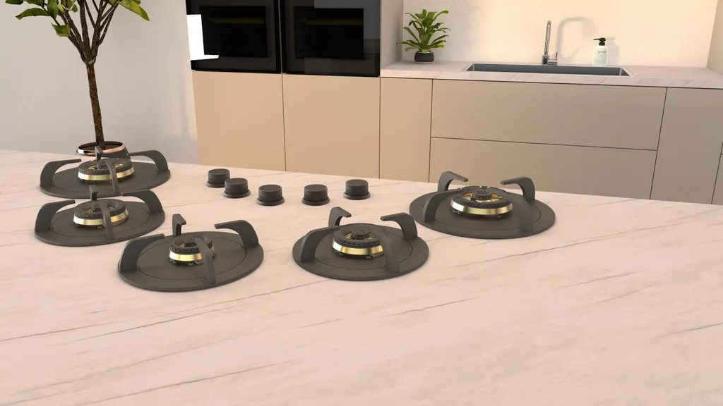 Disposition libre bruleurs individuels Variocook