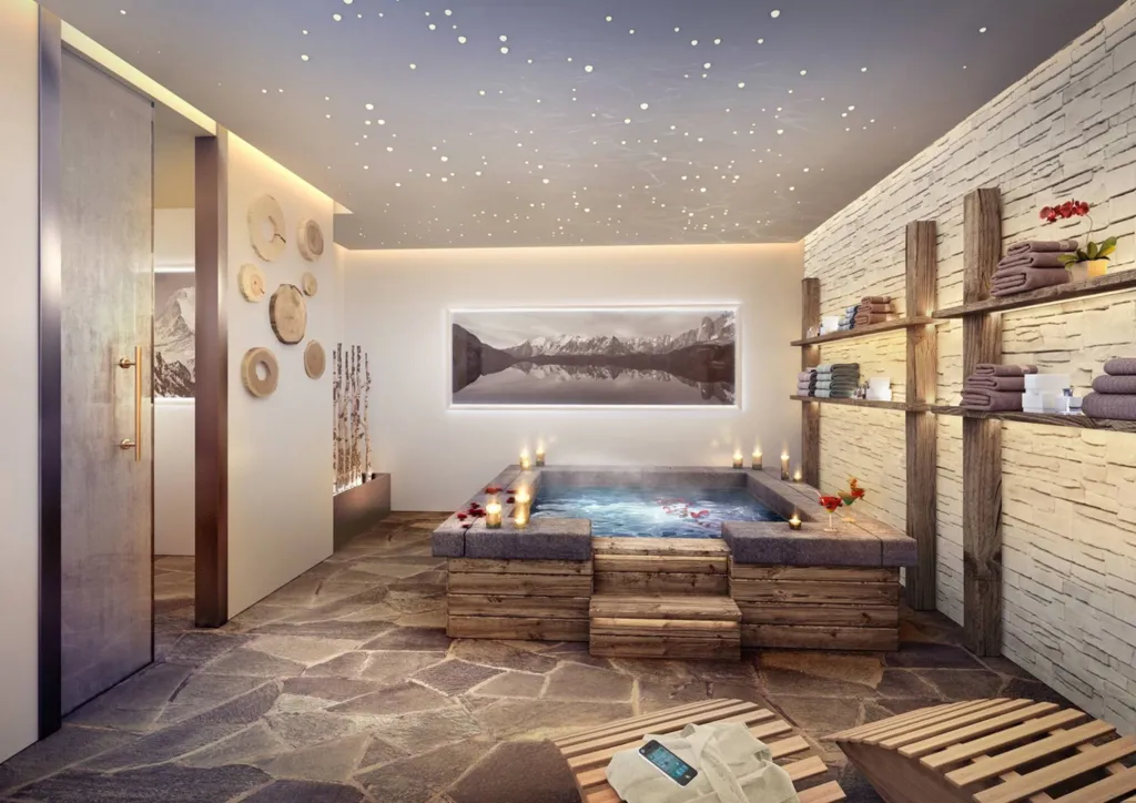 Chalet individuel avec sauna à Méribel www.bauvey.com