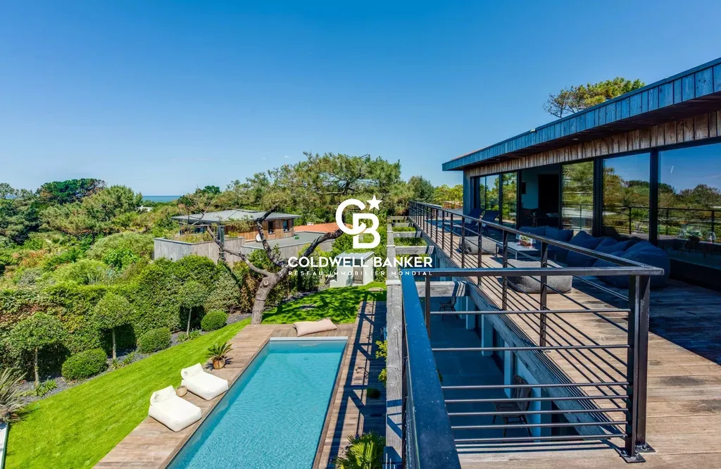 Chiberta, l'océan pour horizon - Villa d'architecte d'exception entre pinède et panorama spectaculaire