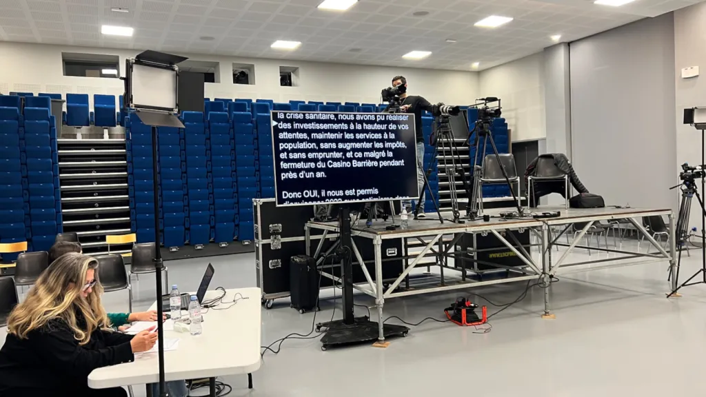 location logiciel prompteur à Cannes dans les alpes maritimes