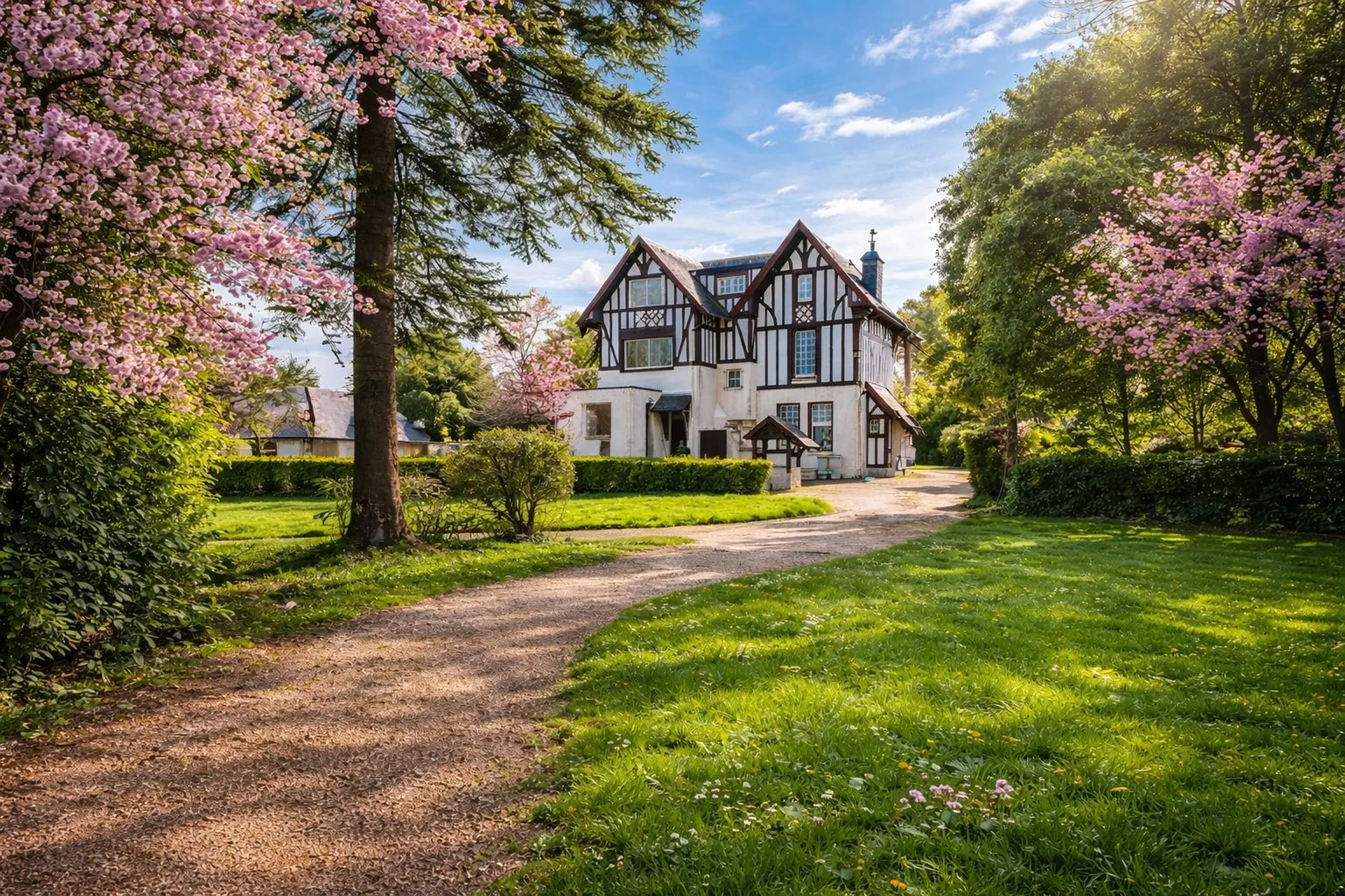 Demeure anglo-normande de caractère avec dépendances et parc arboré d’un hectare à Vattetot-sur-Mer, Côte d’Albâtre