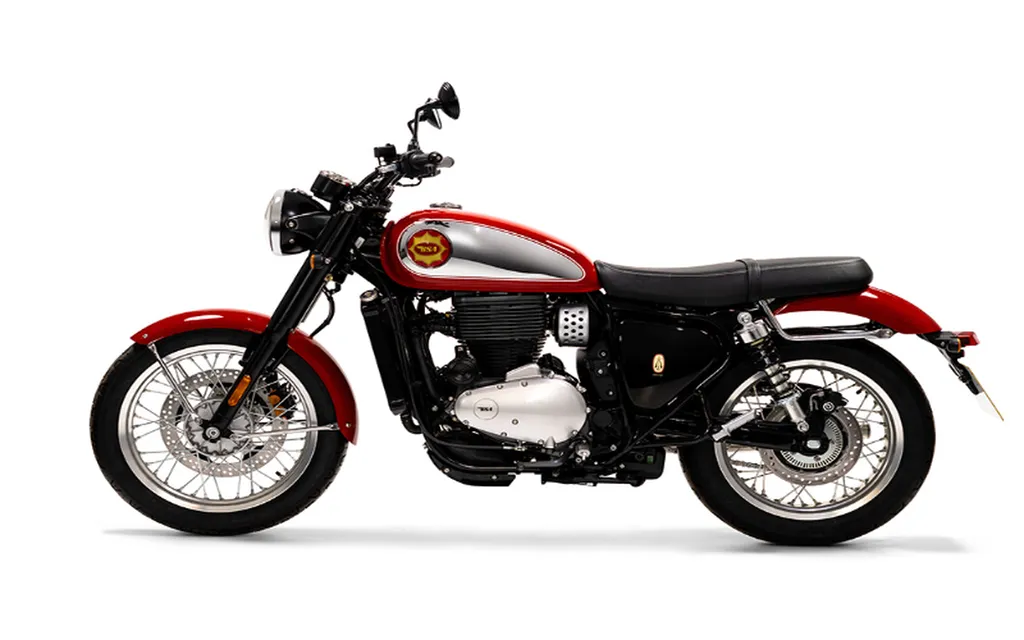 MOTO NEUVE BSA GOLD STAR 650 INSIGNIA A SOLIES PONT
