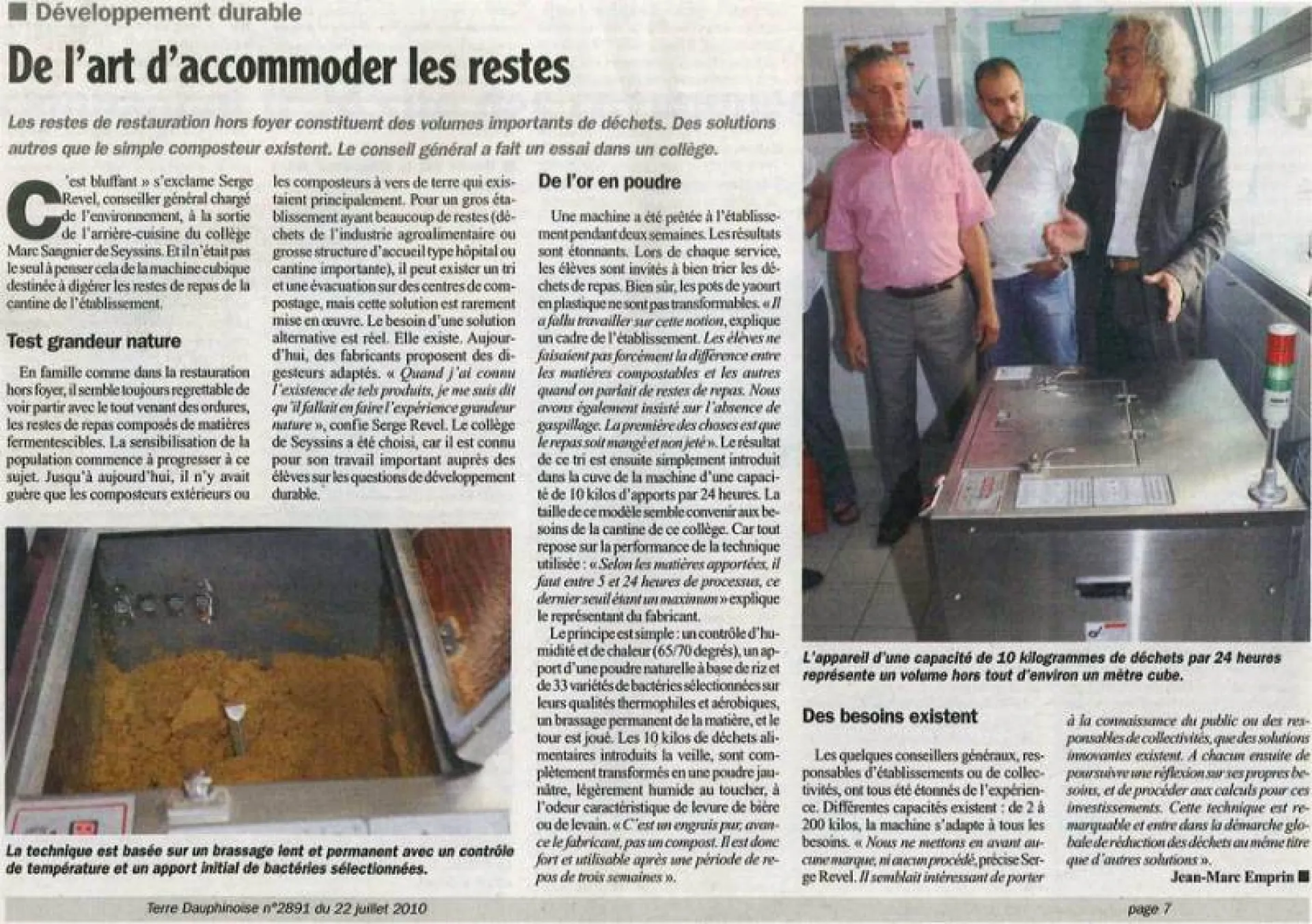 Compostage électrique plus efficace que des méthode de compostage traditionnel ou a vers de terre