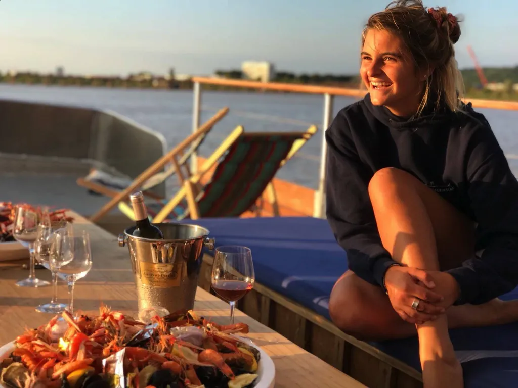 bateau fruits de mer bordeaux chaland