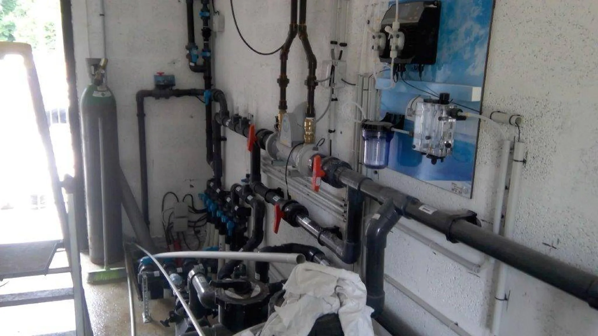 local technique de l'hôtel