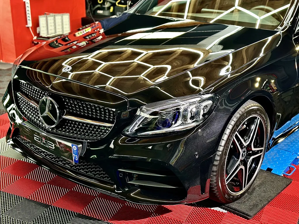 DETAILING protection carrosserie traitement céramique Lyon Mercedes classe C 