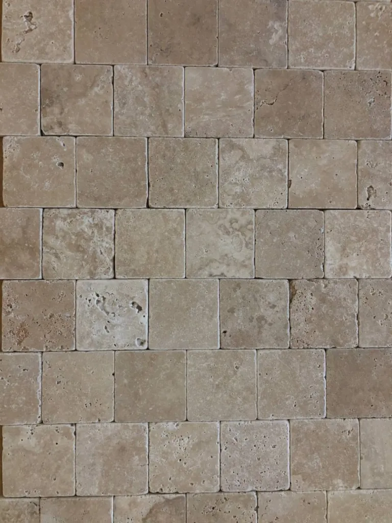 10x10x1cm en pierre naturelle Travertin Parement en Travertin ou en pierre de Dordogne pour intérieur et extérieur, livraison partout en France
