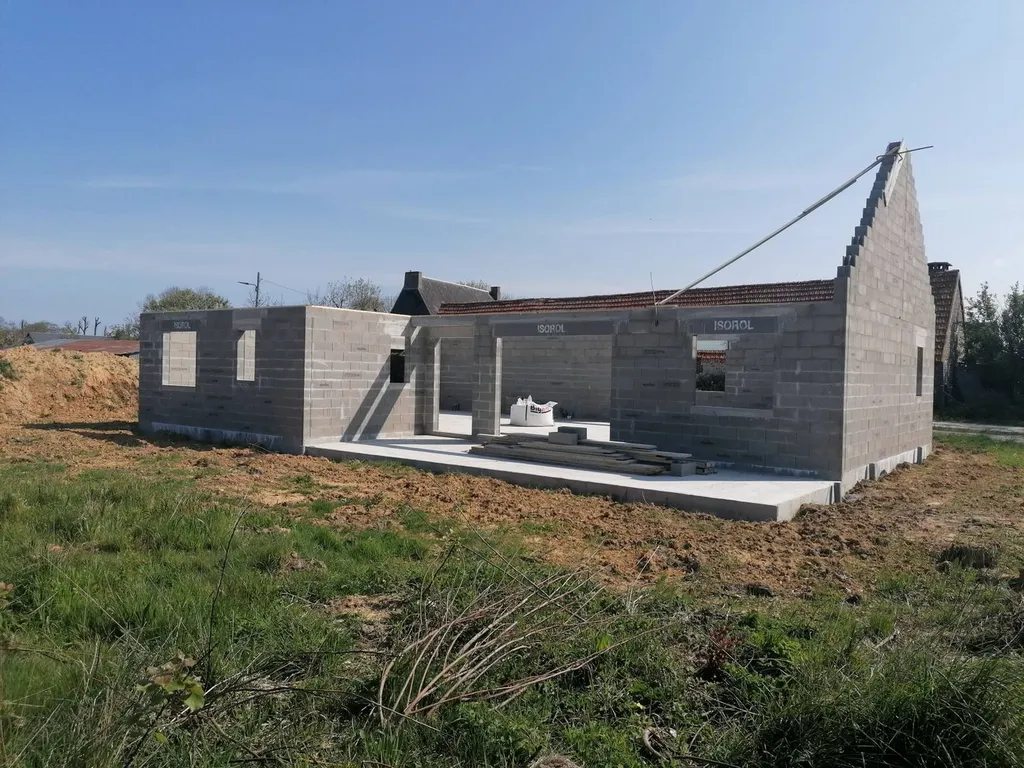 Construction maison individuelle avec comble aménageable à Senneville sur Fécamp près de Fécamp