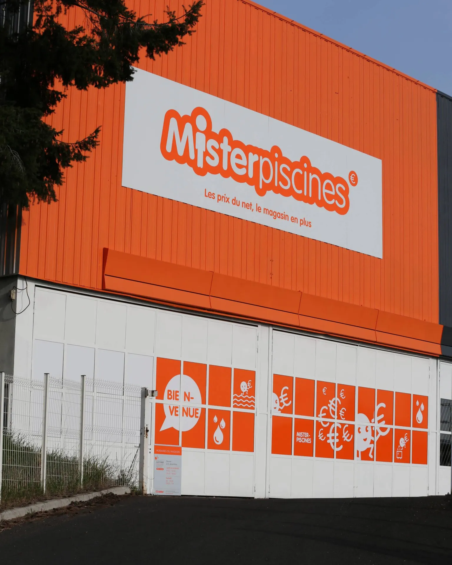 Impression enseigne dibond extérieur mister piscine Rhone-Alpes