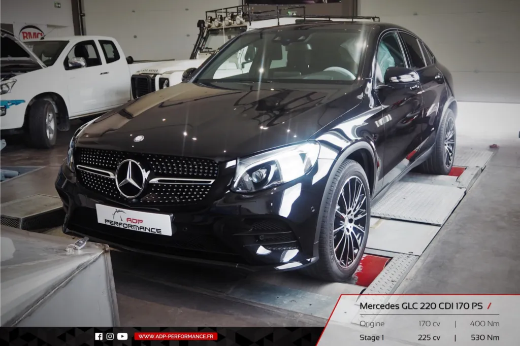 Reprogrammation moteur Plan de Campagne - Mercedes GLC 220 CDI 170cv - ADP Performance