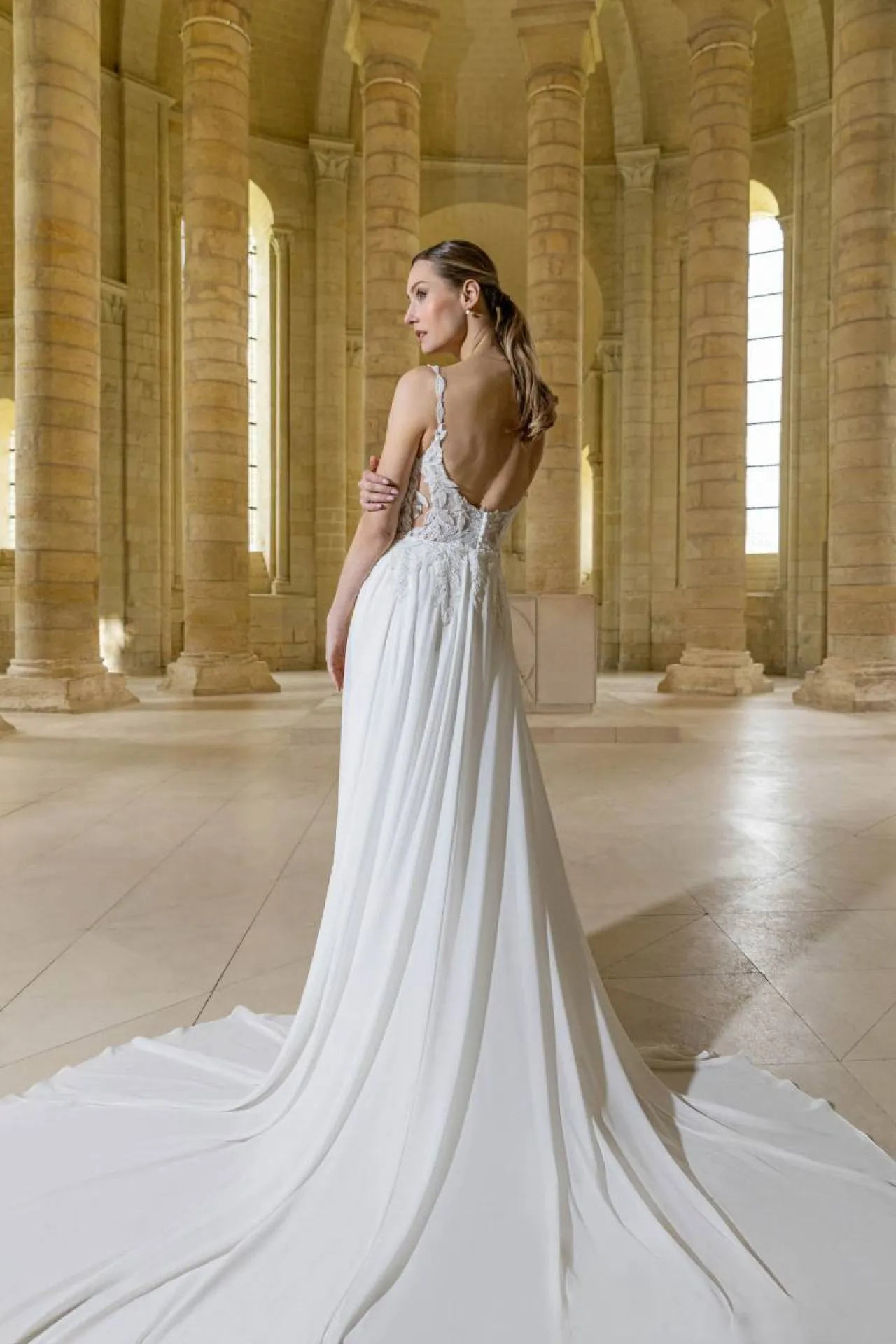 robe sirène avec surjupe