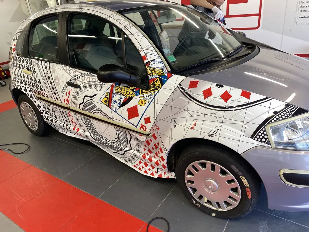 Flocage de voiture de société sur Citroën C3 près de Draguignan 83